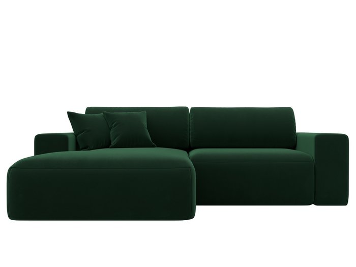 Угловой диван-кровать Лига 036 Классик темно-зеленого цвета левый угол - купить Угловые диваны по цене 92990 Угловой диван-кровать Лига 036 Классик темно-зеленого цвета левый угол - купить Угловые диваны по цене 92990