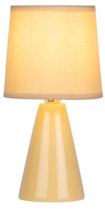 Настольная лампа Edith Б0057265 (ткань, цвет желтый)