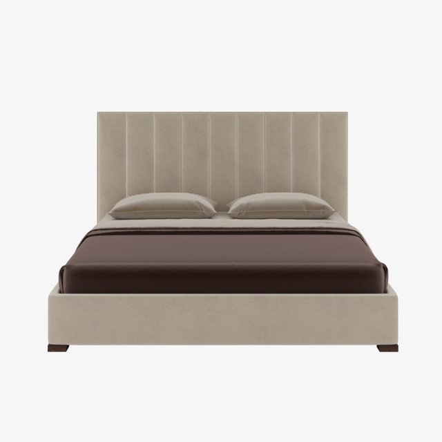 Кровать Modena Vertical 160х200 бежевого цвета - купить Кровати для спальни по цене 74500.0