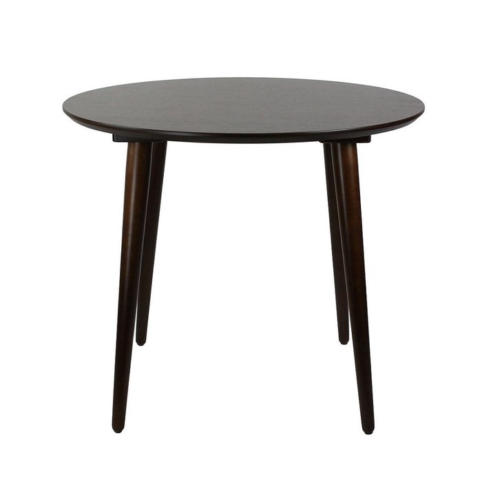 Стол обеденный круглый Ронда Мини 100 коричневого цвета  - купить Обеденные столы по цене 17031