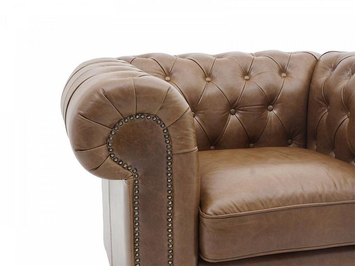 Кресло Chester Classic коричневого цвета - лучшие Интерьерные кресла в INMYROOM