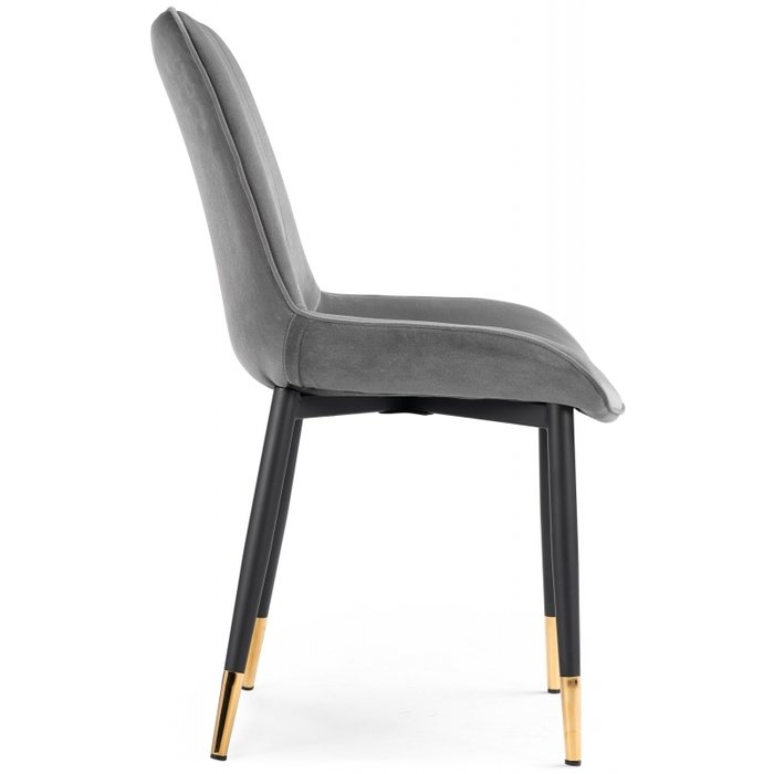 Стул Seda черно-серого цвета - лучшие Обеденные стулья в INMYROOM