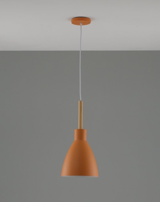Подвесной светильник Toni оранжевого цвета - лучшие Подвесные светильники в INMYROOM