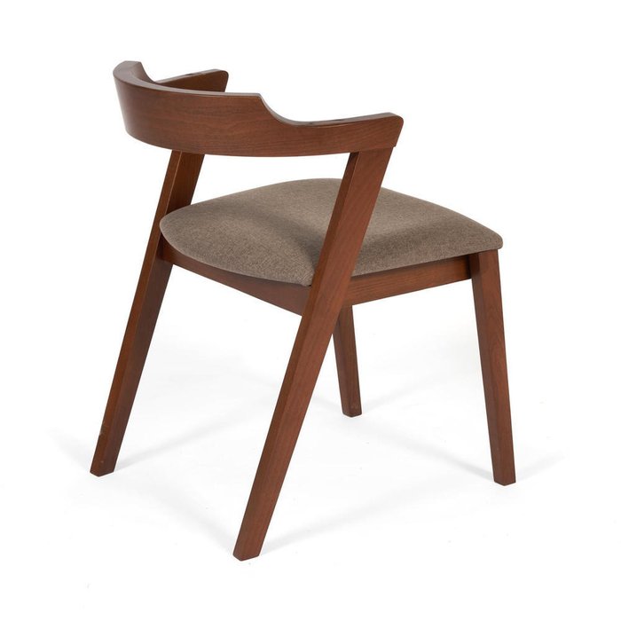 Набор из двух стульев с мягким сидением Versa коричневого цвета - лучшие Обеденные стулья в INMYROOM