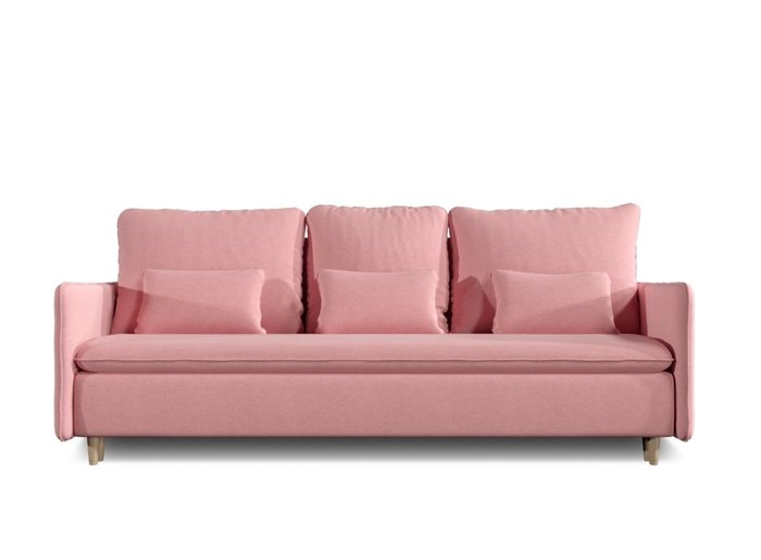 Диван-кровать Ron розового цвета