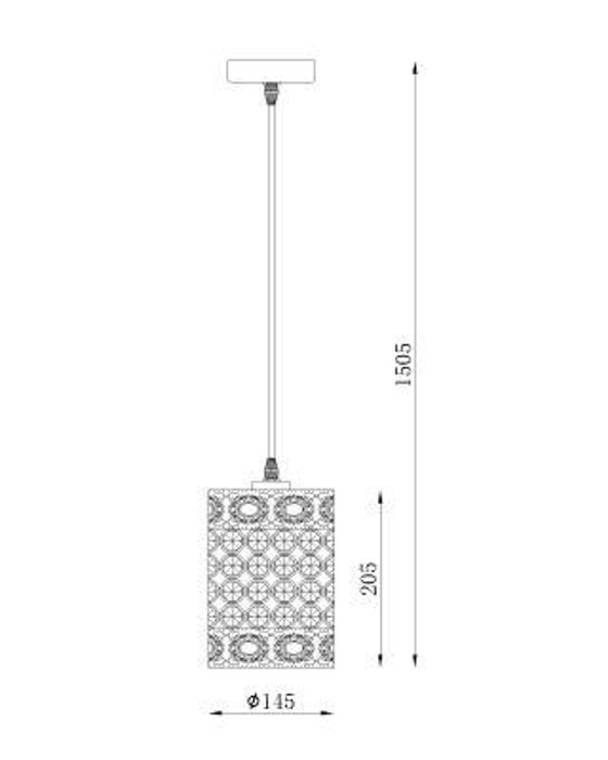 Подвесной светильник Lucide Byzantium   - купить Подвесные светильники по цене 5024.0