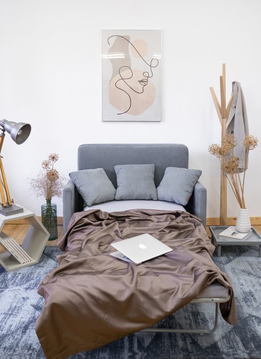 Диван-кровать Sofabed серого цвета - лучшие Прямые диваны в INMYROOM