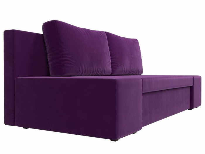 Прямой диван-кровать Сан Марко фиолетового цвета - лучшие Прямые диваны в INMYROOM