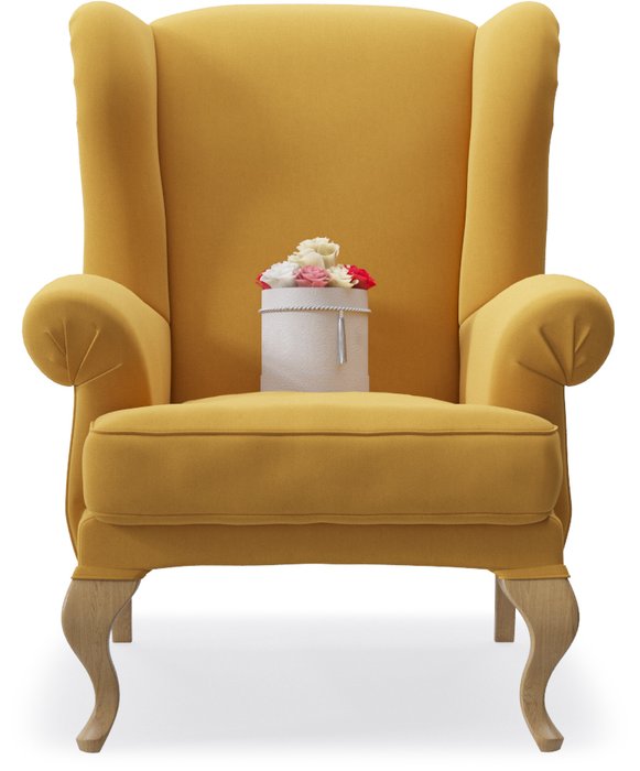 Кресло Charmaine желтого цвета
