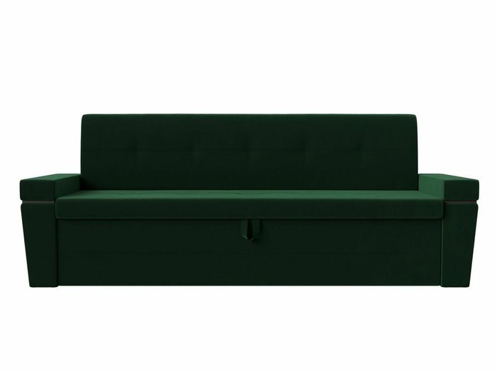 Прямой диван-кровать Деметра зеленого цвета - купить Прямые диваны по цене 37999.0