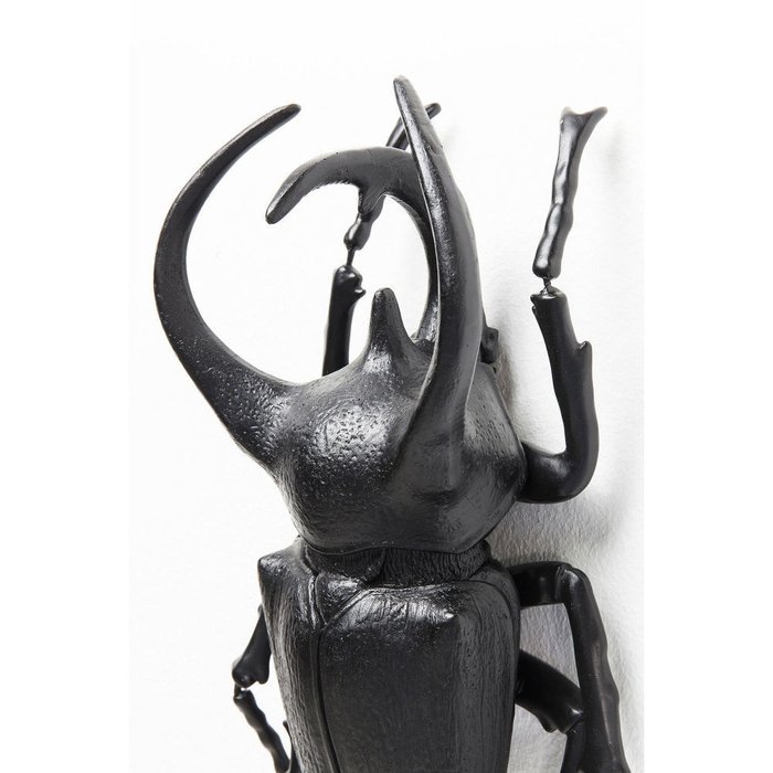 Украшение настенное Beetle черного цвета - лучшие Декор стен в INMYROOM