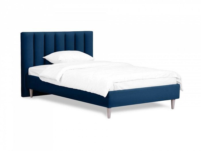 Кровать Prince Louis L 120х200 темно-синего цвета 