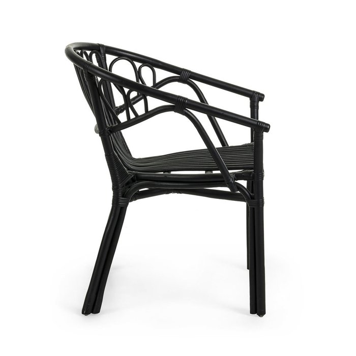 Кресло Corynn черного цвета - купить Садовые стулья по цене 13990.0