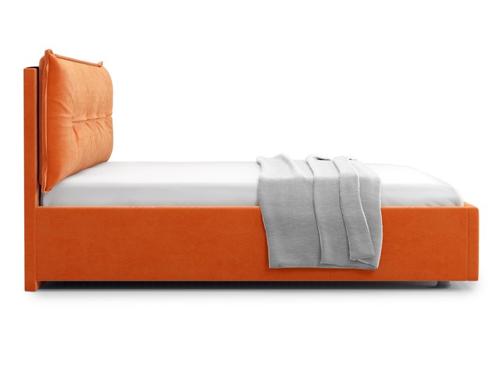 Кровать Cedrino 180х200 оранжевого цвета с подъемным механизмом  - лучшие Кровати для спальни в INMYROOM