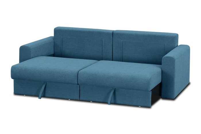 Диван-кровать Модена синего цвета - купить Прямые диваны по цене 47840.0