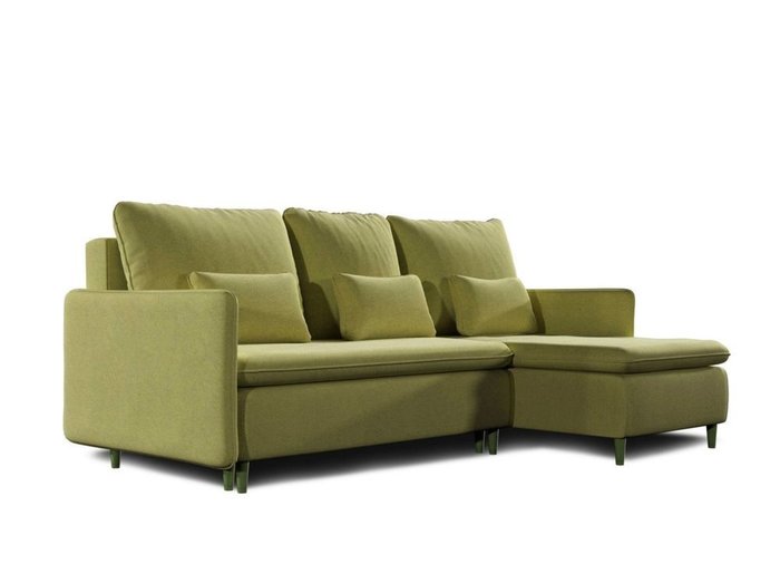 Диван-кровать Ron зеленого цвета   - купить Угловые диваны по цене 109000.0