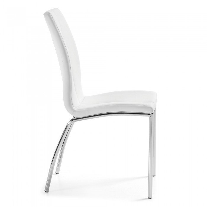 Стул FALCON с ножками из хромированной стали - купить Обеденные стулья по цене 10990.0