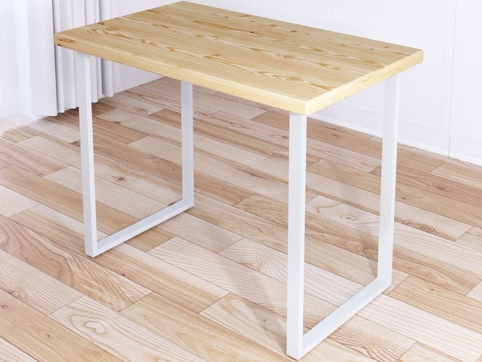 Стол обеденный Loft 120х60 бело-бежевого цвета - купить Обеденные столы по цене 12173.0