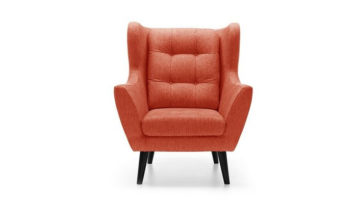 Кресло Ньюкасл красного цвета - купить Интерьерные кресла по цене 30600.0