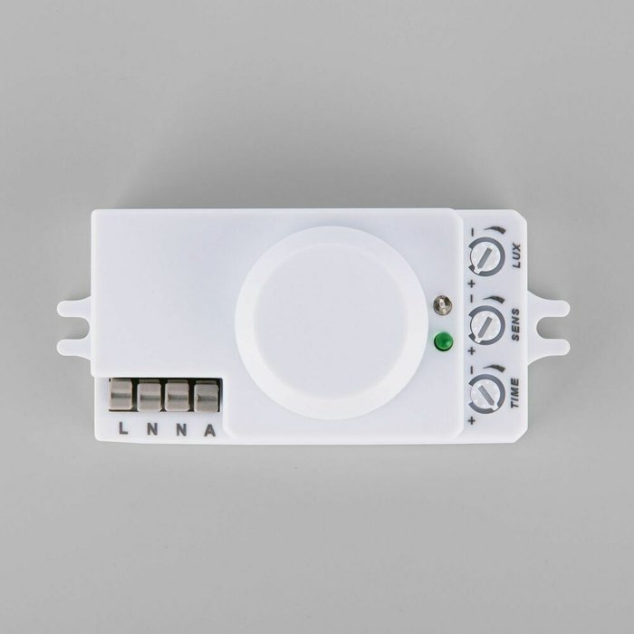 Микроволновый датчик движения 10м 1200W 360° IP20 Белый SNS-M-13 белый - купить Розетки по цене 1620.0