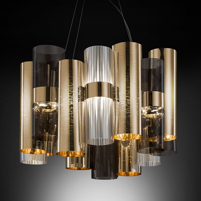 Подвесной светильник Slamp LA LOLLO GOLD / FUME Подвесной светильник Slamp LA LOLLO GOLD / FUME
