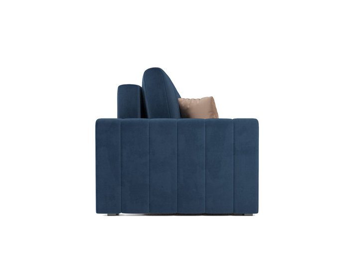 Прямой диван-кровать Лондон темно-синего цвета - лучшие Прямые диваны в INMYROOM