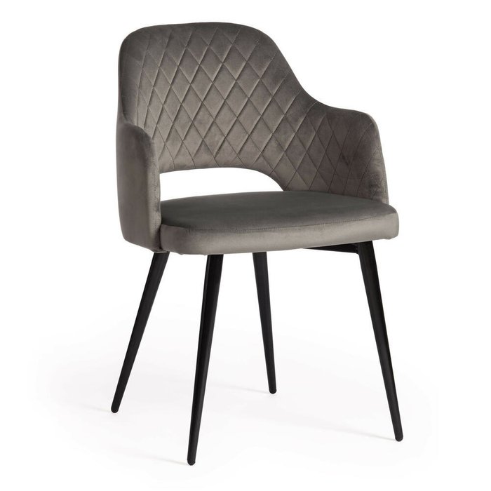 Комплект из четырех стульев Valkyria серого цвета - купить Обеденные стулья по цене 29960.0