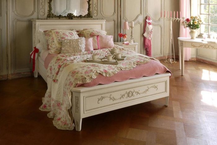 Кровать Камея белого цвета 90х190   - лучшие Кровати для спальни в INMYROOM