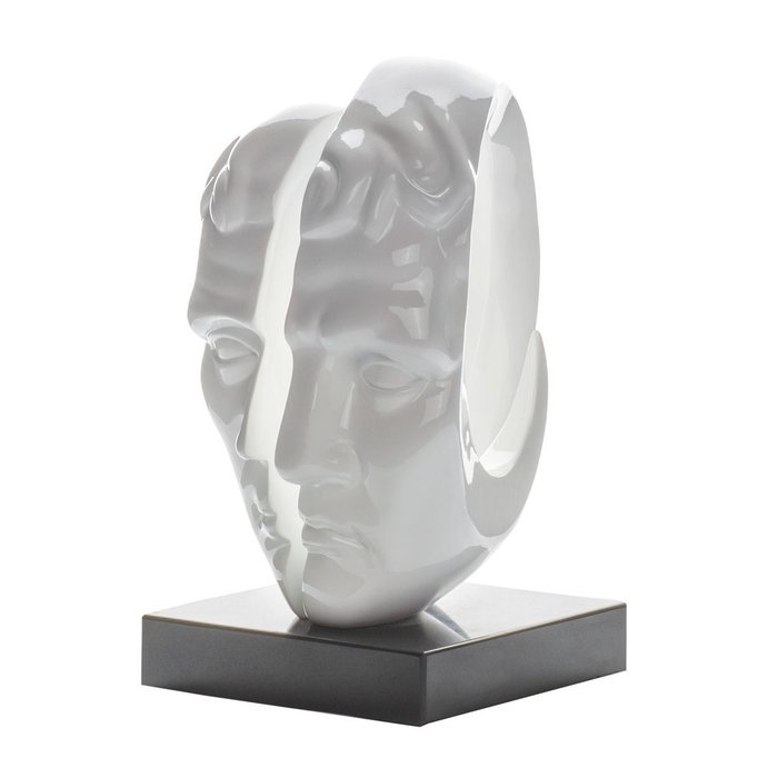 Статуэтка "Лицо мужчины" (цвет белый) - купить Фигуры и статуэтки по цене 10920.0