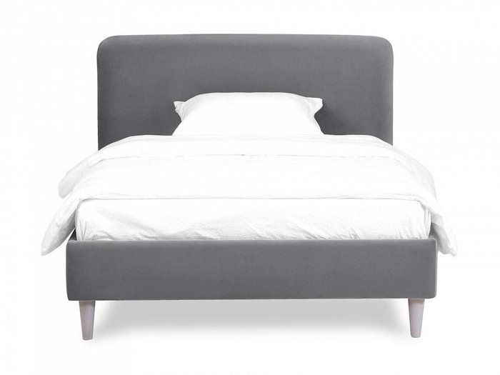 Кровать Prince Philip L 120х200 серого цвета  - лучшие Кровати для спальни в INMYROOM