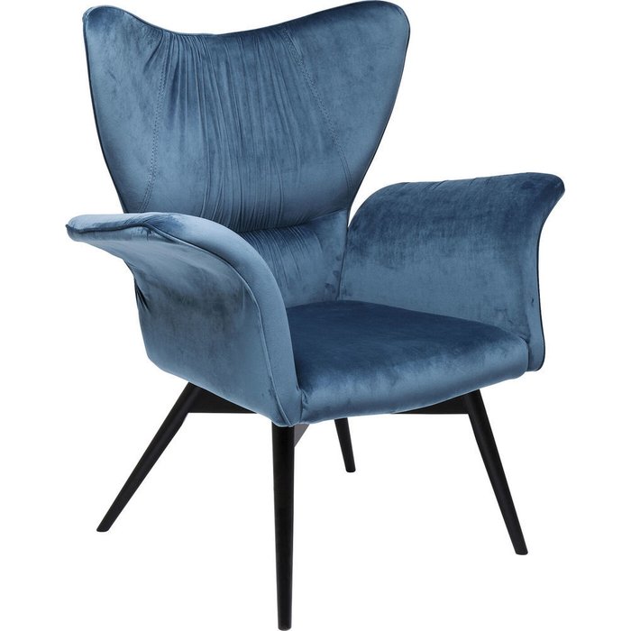 Кресло Wall Street синего цвета - купить Интерьерные кресла по цене 35672.0