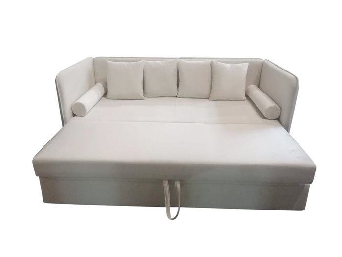 Диван-кровать Джаст светло-бежевого цвета - купить Прямые диваны по цене 84170.0