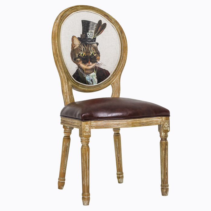 Стул Мистер Кот с сидением из экокожи - купить Обеденные стулья по цене 32000.0
