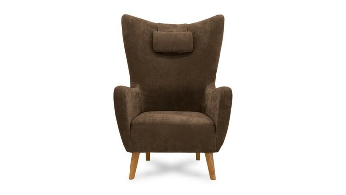 Кресло Лестер 2 коричневого цвета - купить Интерьерные кресла по цене 23000.0