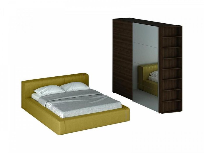 Композиция Vatta+Slide №5 с зеленой кроватью