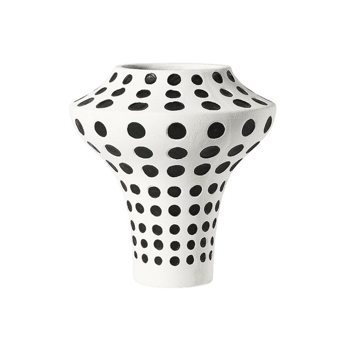 Ваза Polka Dot белого цвета