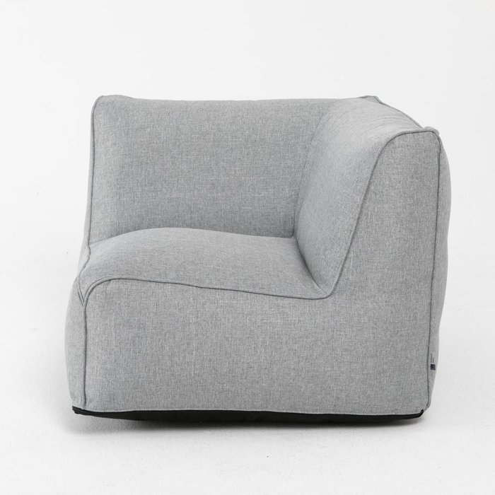 Модульное угловое кресло Lite голубого цвета - лучшие Бескаркасная мебель в INMYROOM