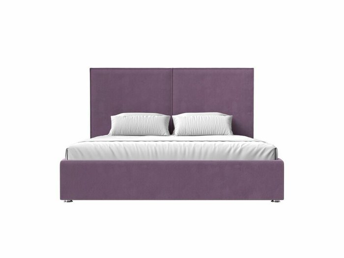 Кровать Аура 160х200 с подъемным механизмом сиреневого цвета - купить Кровати для спальни по цене 80999.0