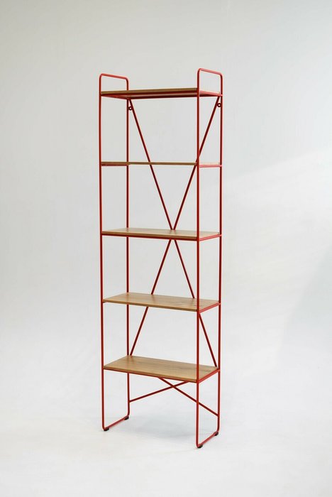 Стеллаж Rack Sticks Ply 60 красного цвета
