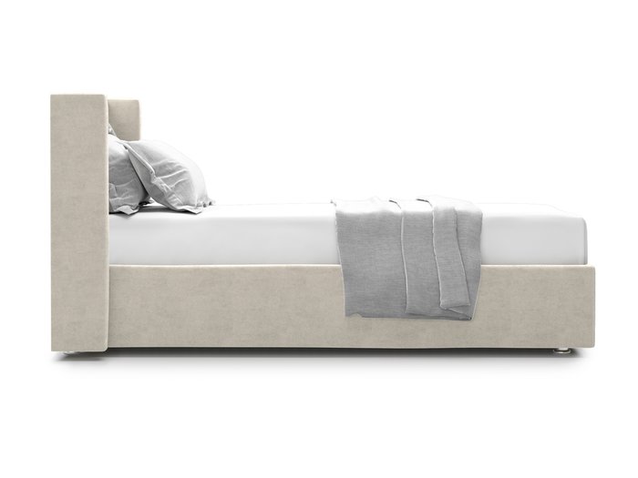 Кровать Premium Mellisa 2 90 бежевого цвета с подъемным механизмом  - лучшие Кровати для спальни в INMYROOM