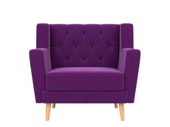 Кресло Брайтон Люкс фиолетового цвета - купить Интерьерные кресла по цене 23999.0