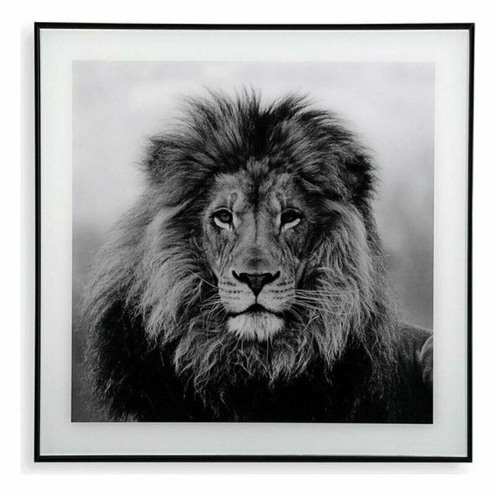Картина Лев Стеклянный 2 x 50 x 50 cm