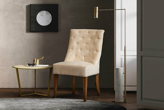 Кресло Шейл коричневого цвета - лучшие Интерьерные кресла в INMYROOM
