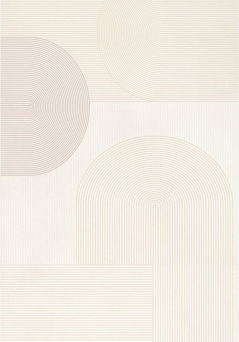 Ковер Soft fresco 135x200 бежевого цвета