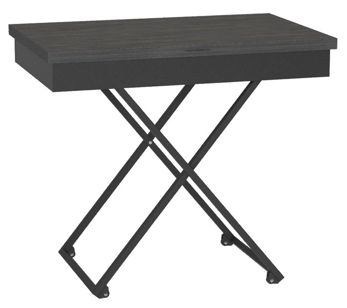 Журнальный столик-трансформер Андрэ Loft серо-черного цвета - купить Журнальные столики по цене 12990.0