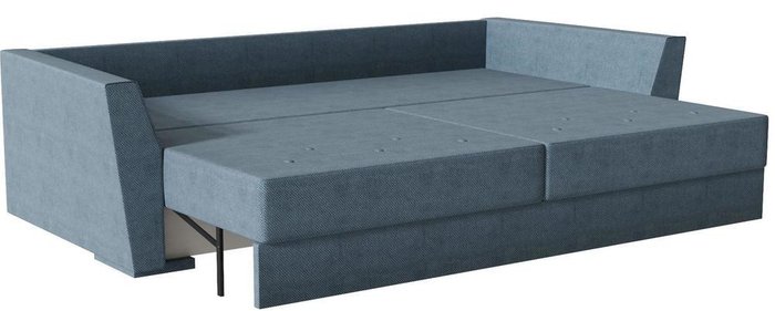 Диван-кровать прямой Милан Velvet синего цвета - лучшие Прямые диваны в INMYROOM