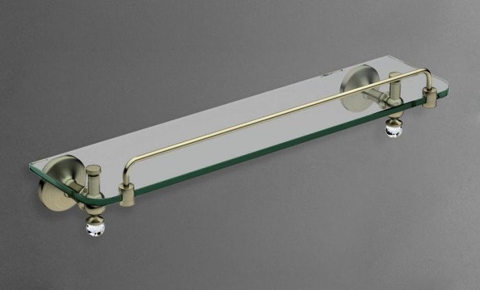 Полка Artamp;Max Antic Crystal AM-2682SJ-Br - купить Полки для ванной по цене 10893.0