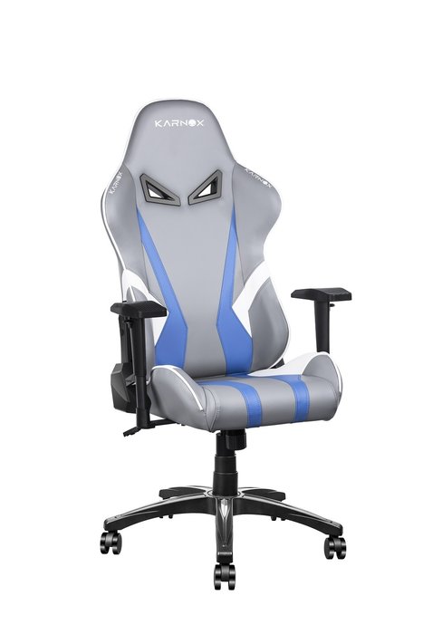 Игровое кресло Hero серо-синего цвета - лучшие Офисные кресла в INMYROOM