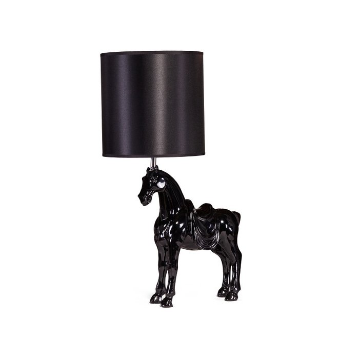 Лампа настольная Horsen черного цвета - купить Настольные лампы по цене 10200.0