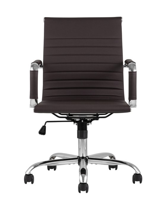 Кресло офисное Top Chairs City S теммно-коричневого цвета - купить Офисные кресла по цене 9017.0